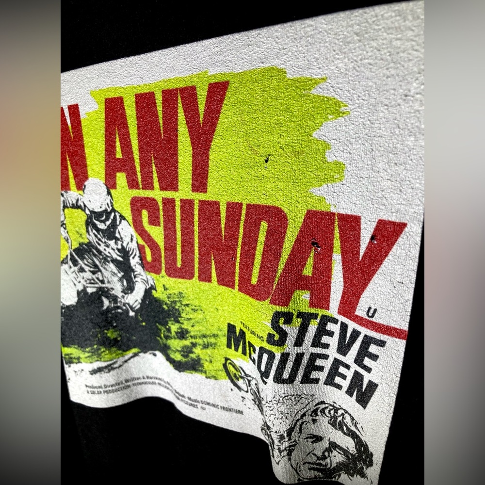 On Any Sunday Steve McQueen Graphic Movie T-shirt Size M